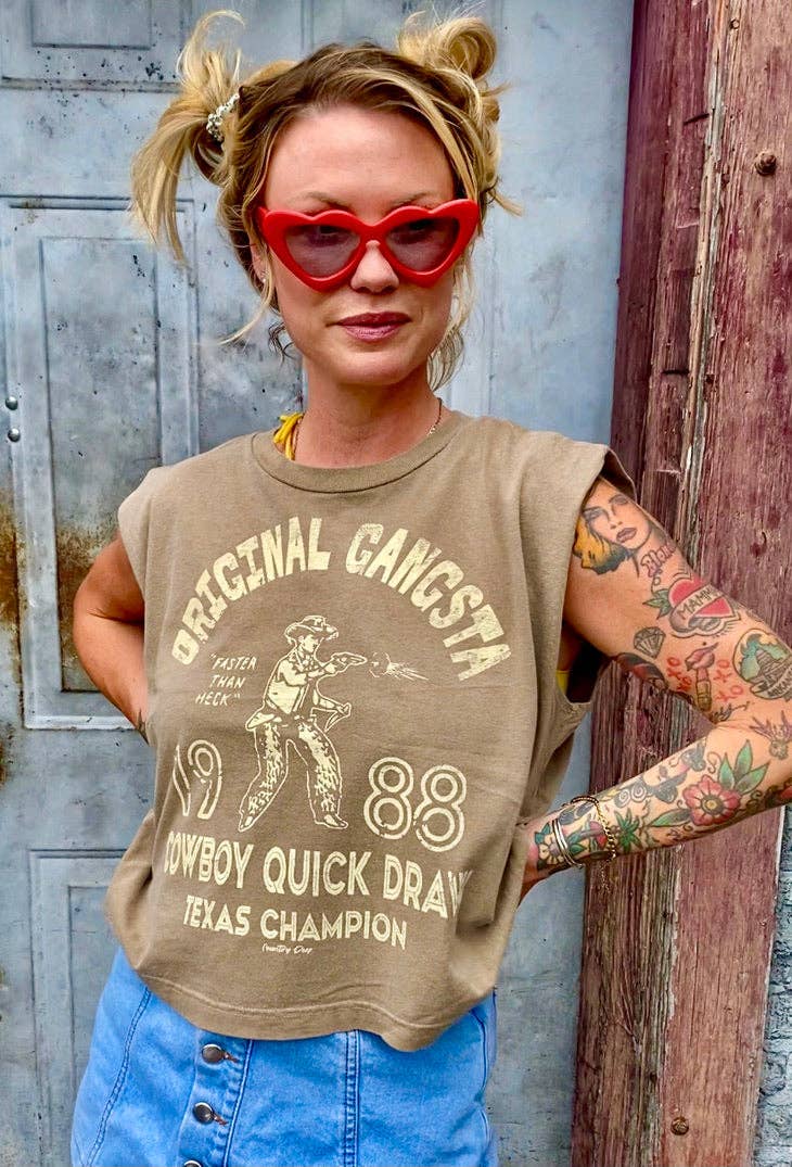 Original GangstaCrop Muscle Shirt