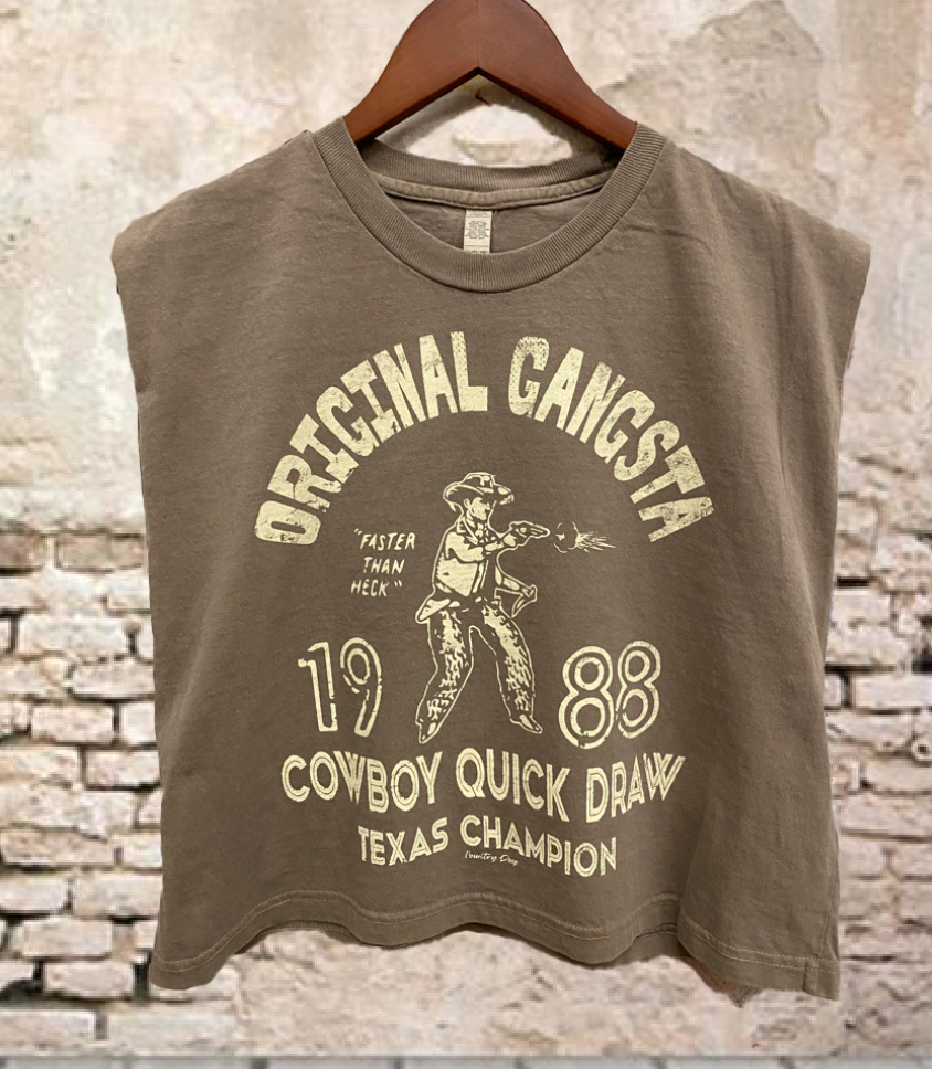 Original GangstaCrop Muscle Shirt