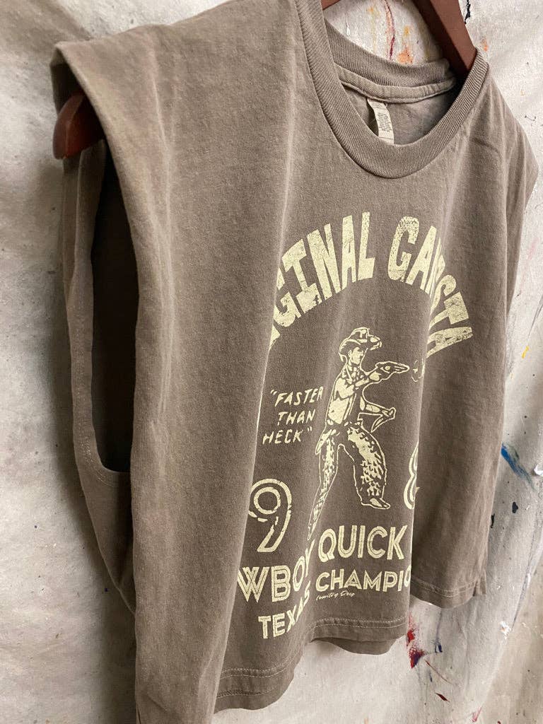 Original GangstaCrop Muscle Shirt
