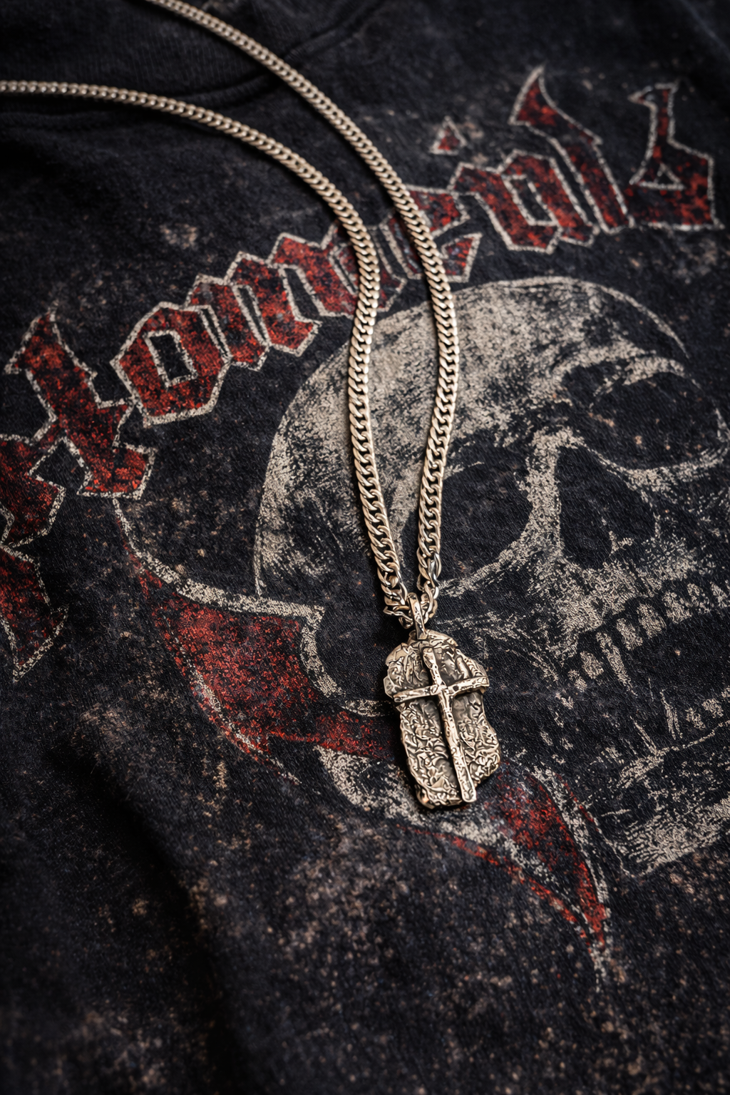 Molten Fine Silver Cross (One of a kind)