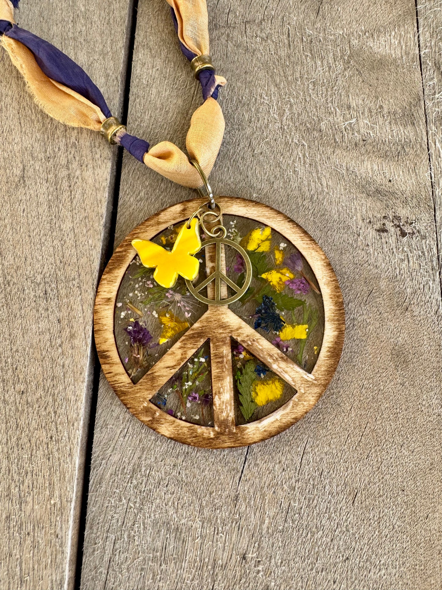 Peace In Bloom-Car Charm