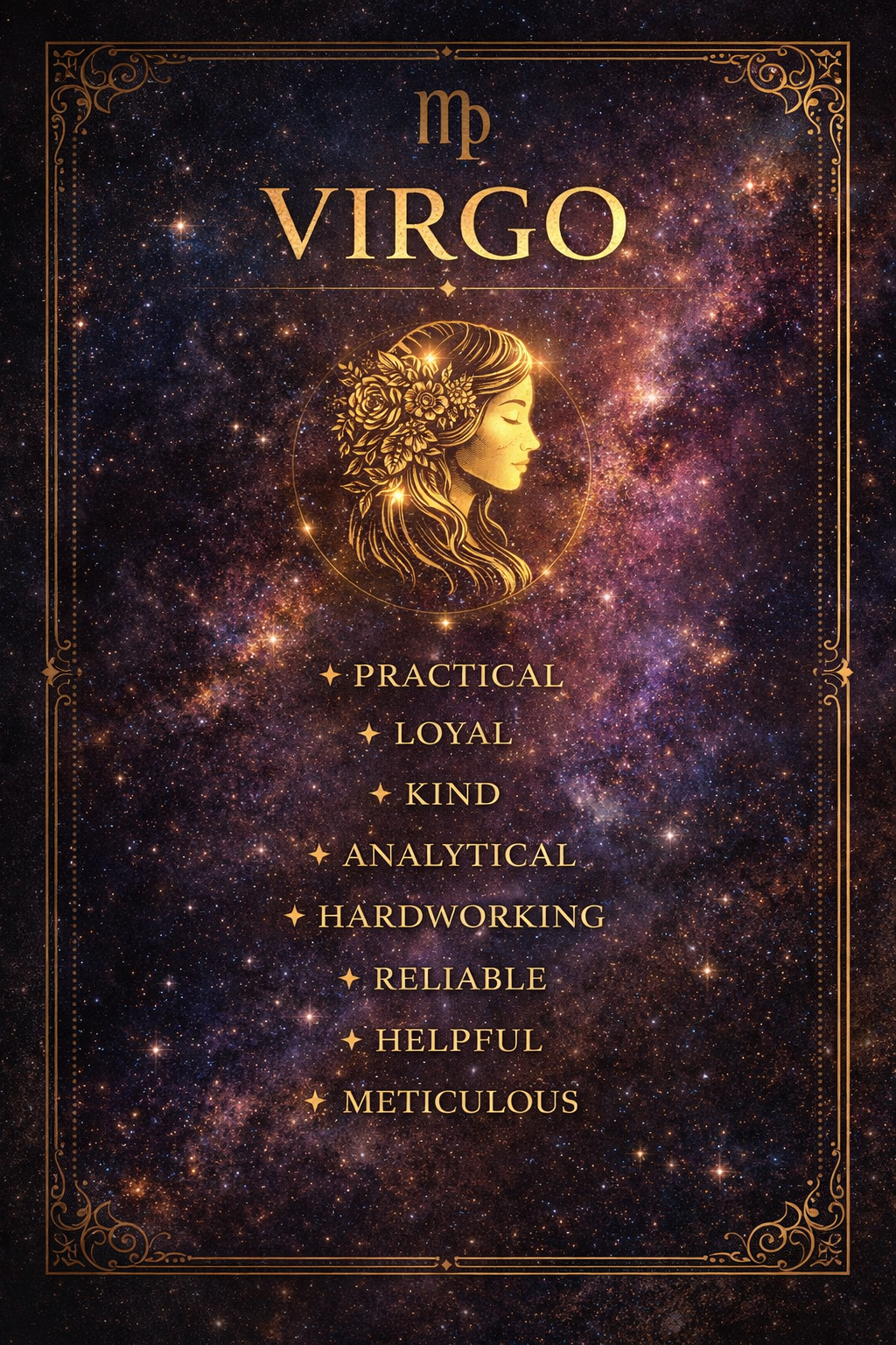 Virgo Zodiac Necklace (The Zodiac Collection)