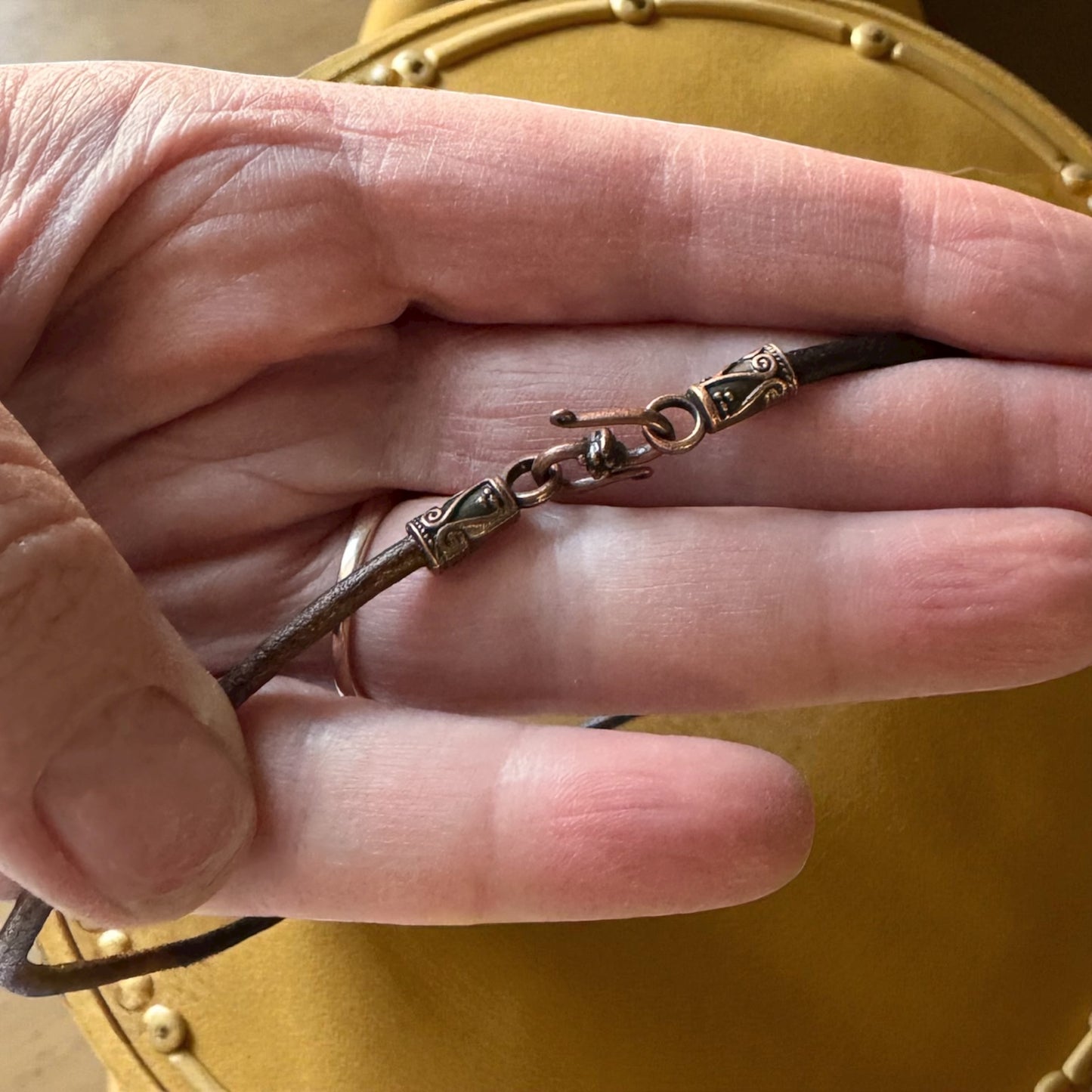 Man in the moon necklace