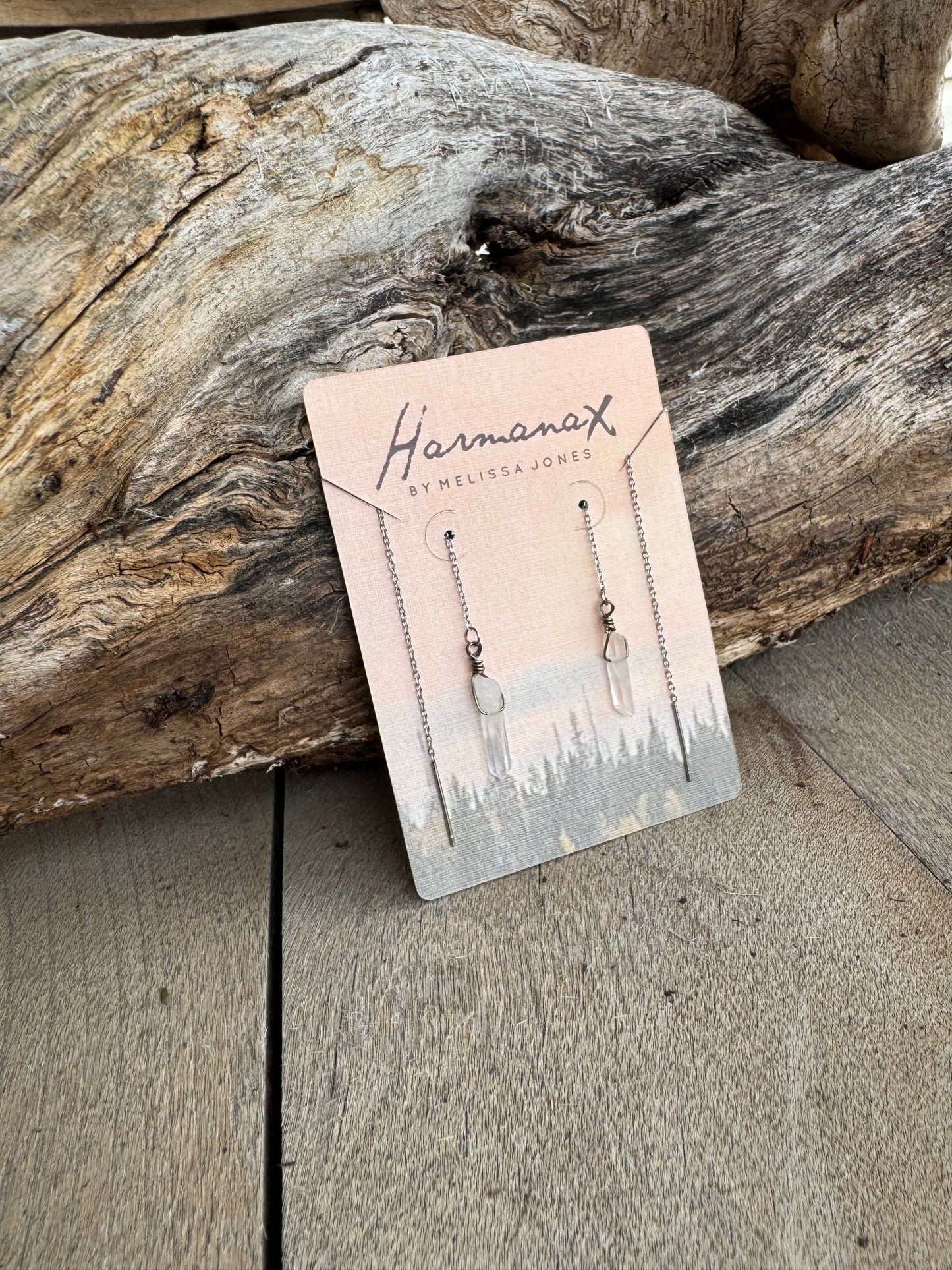 Crystal Threader Earrings