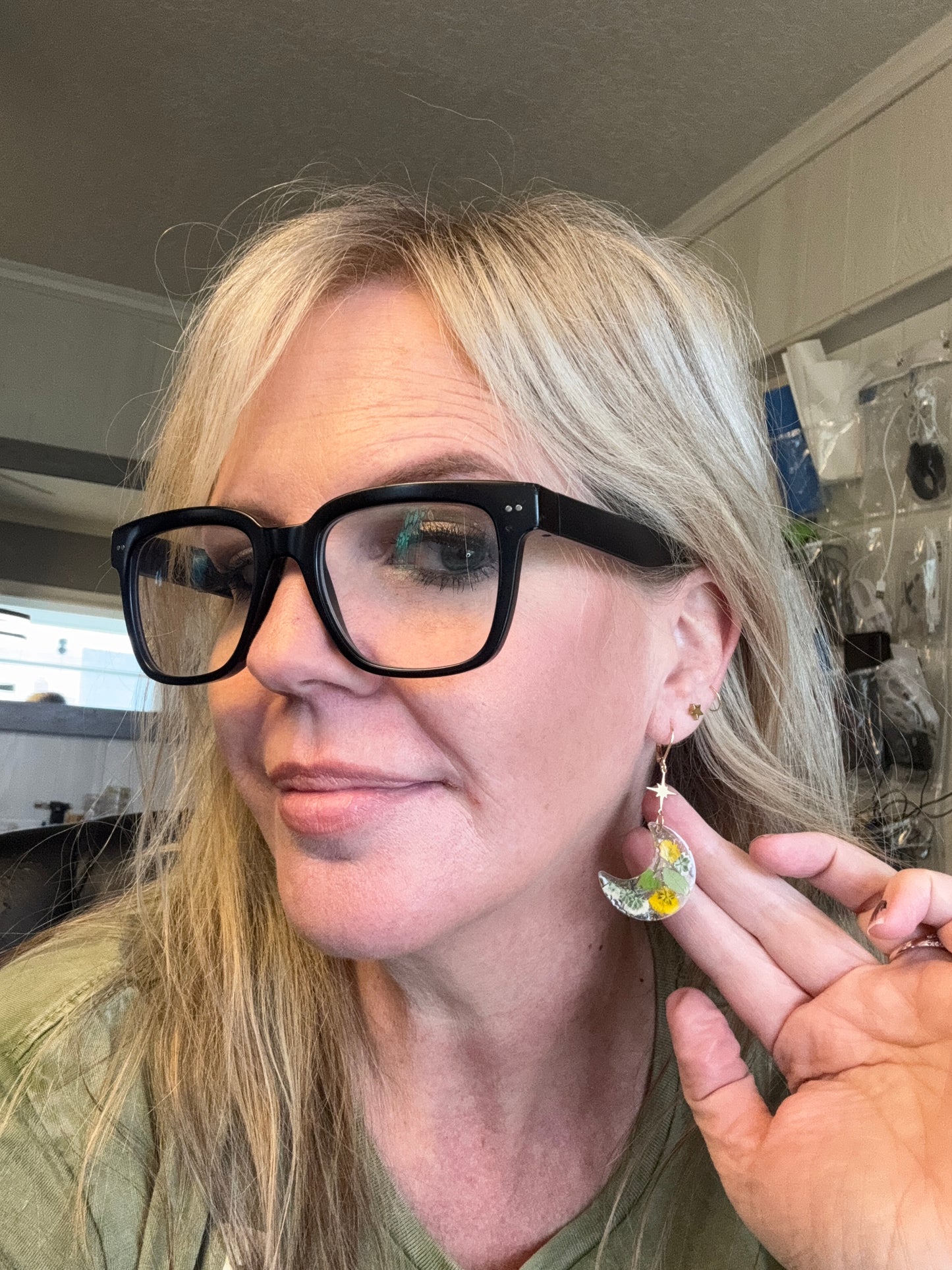 Flower Moon Earrings