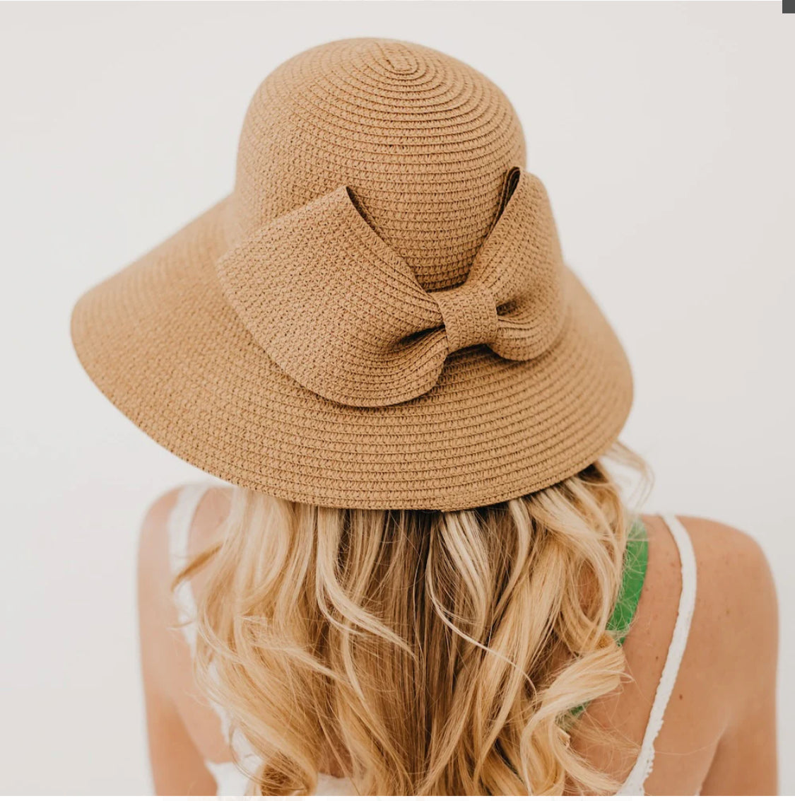 Berlin Belle wide Brim Bow Hat