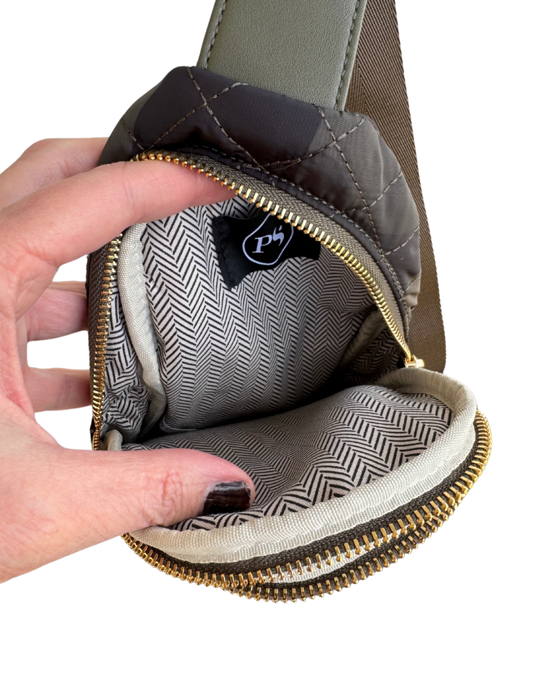 PINELOPE PUFFER SLING BAG
