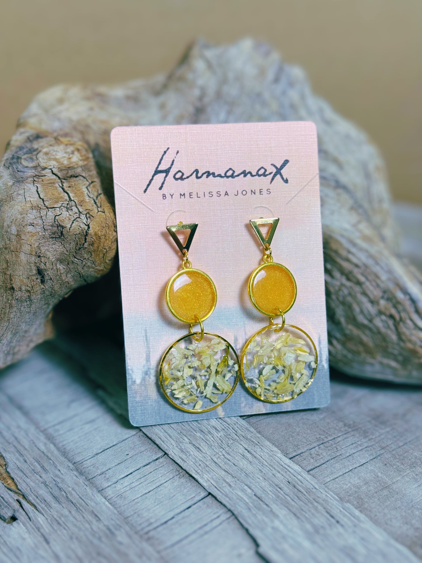 Sunshine Blossom Earrings Gold