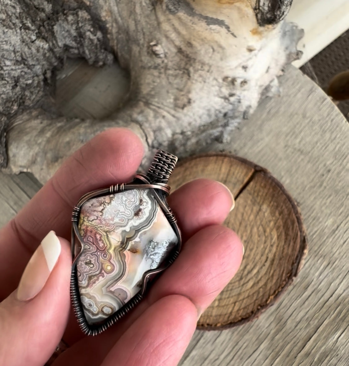 Crazy Lace Agate Pendant – The Stone of Joyful Flow
