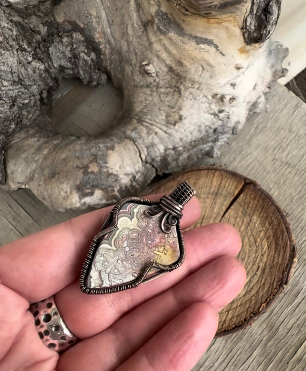 Crazy Lace Agate Pendant – The Stone of Joyful Flow
