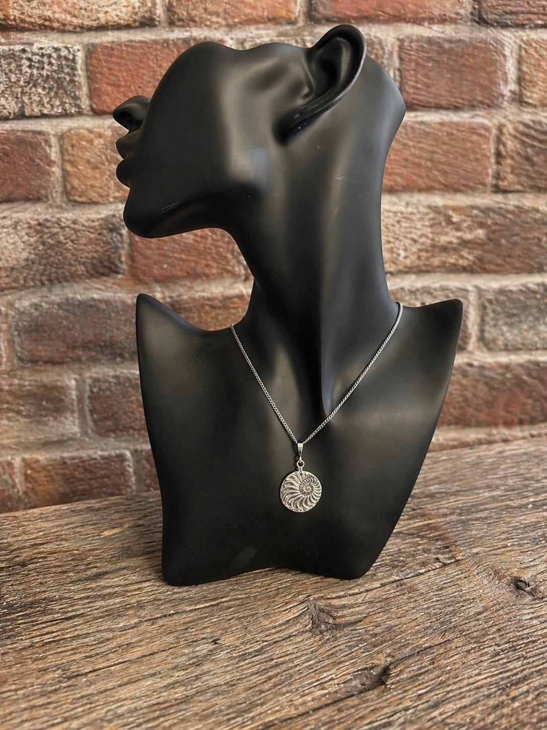 Nautilus Fine Silver Necklace