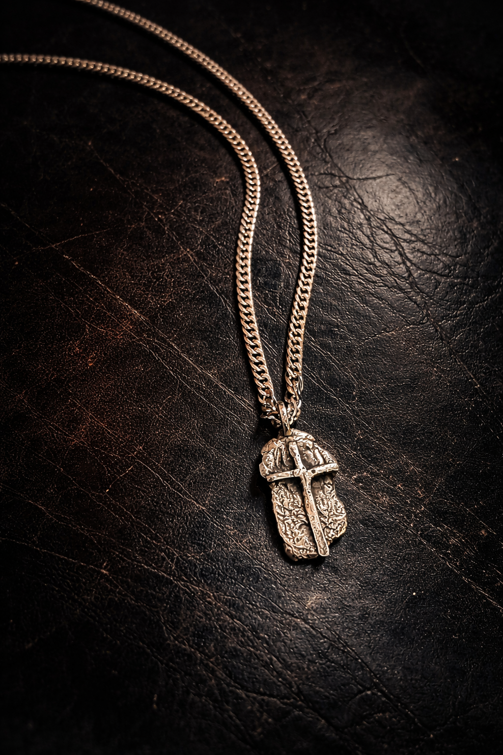 Molten Fine Silver Cross (One of a kind)