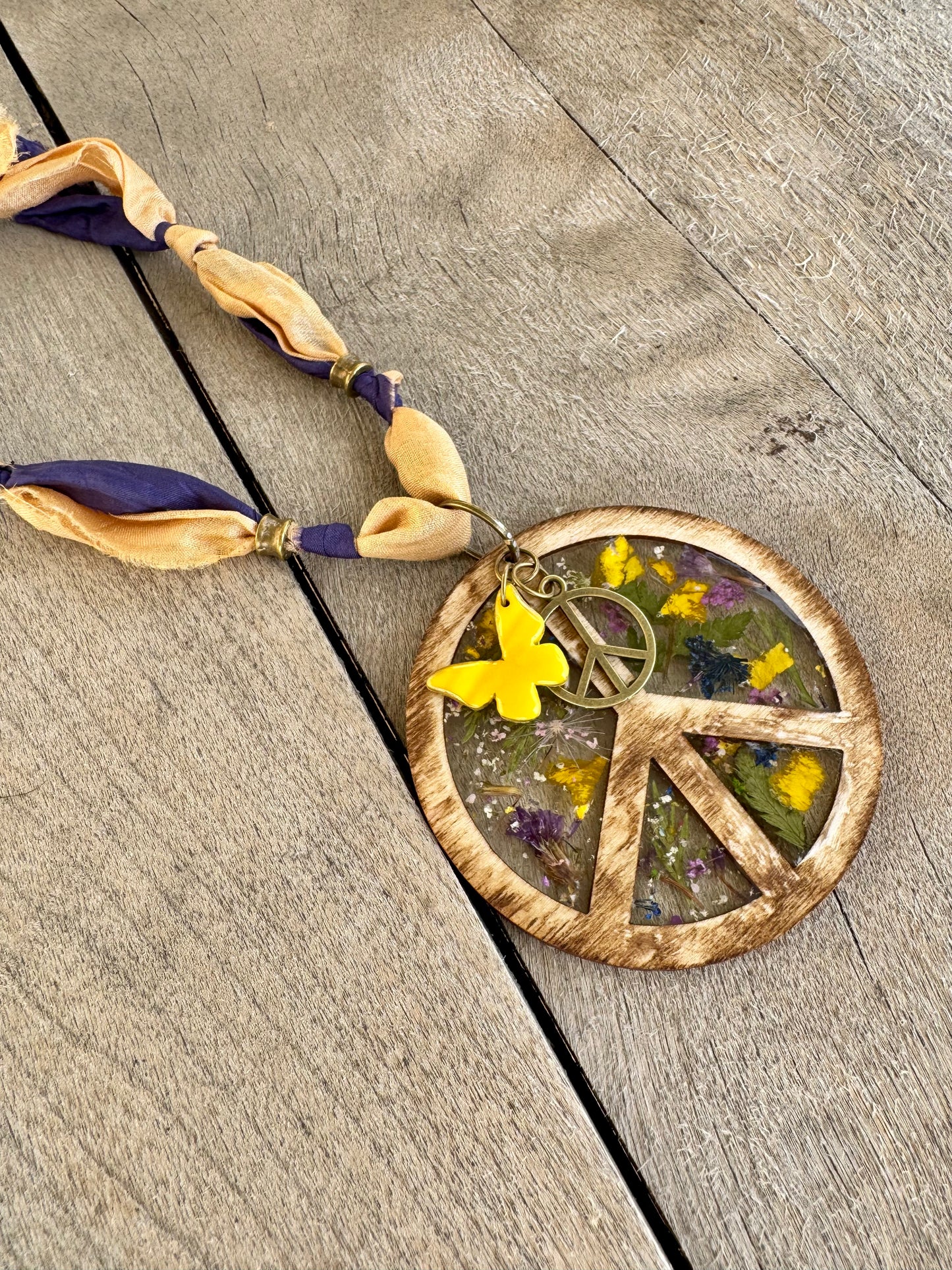 Peace In Bloom-Car Charm