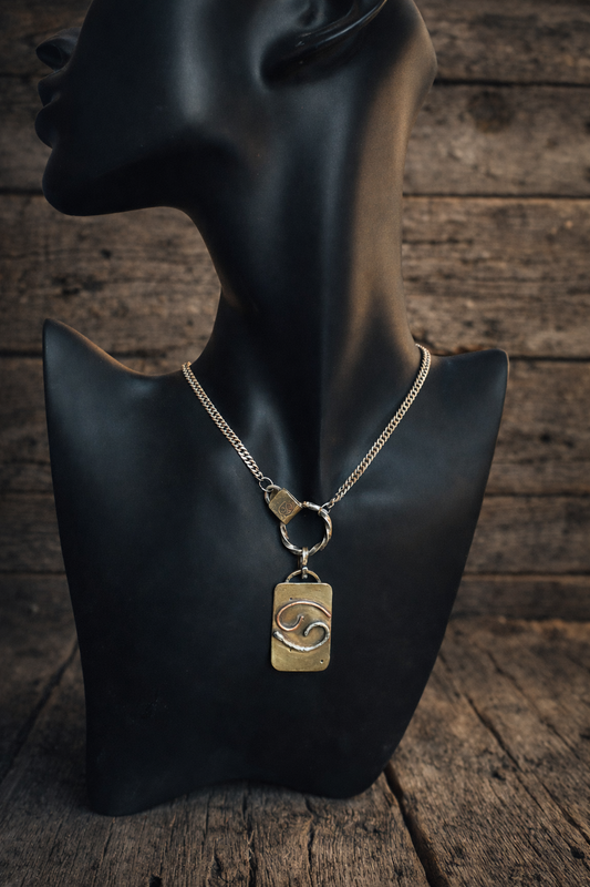 Cancer ♋️ handmade necklace.  (The Zodiac Collection).