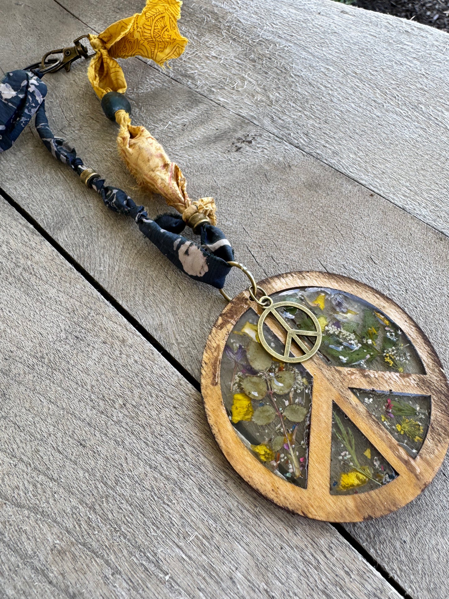 Peace Baby! Car charm