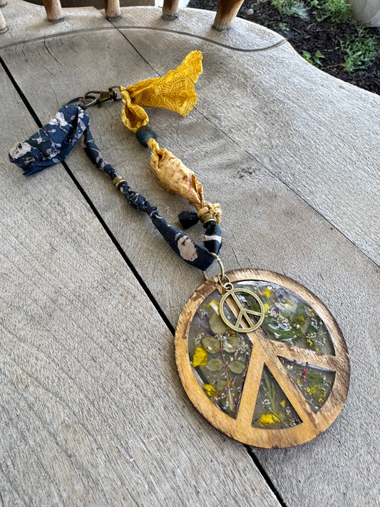 Peace Baby! Car charm