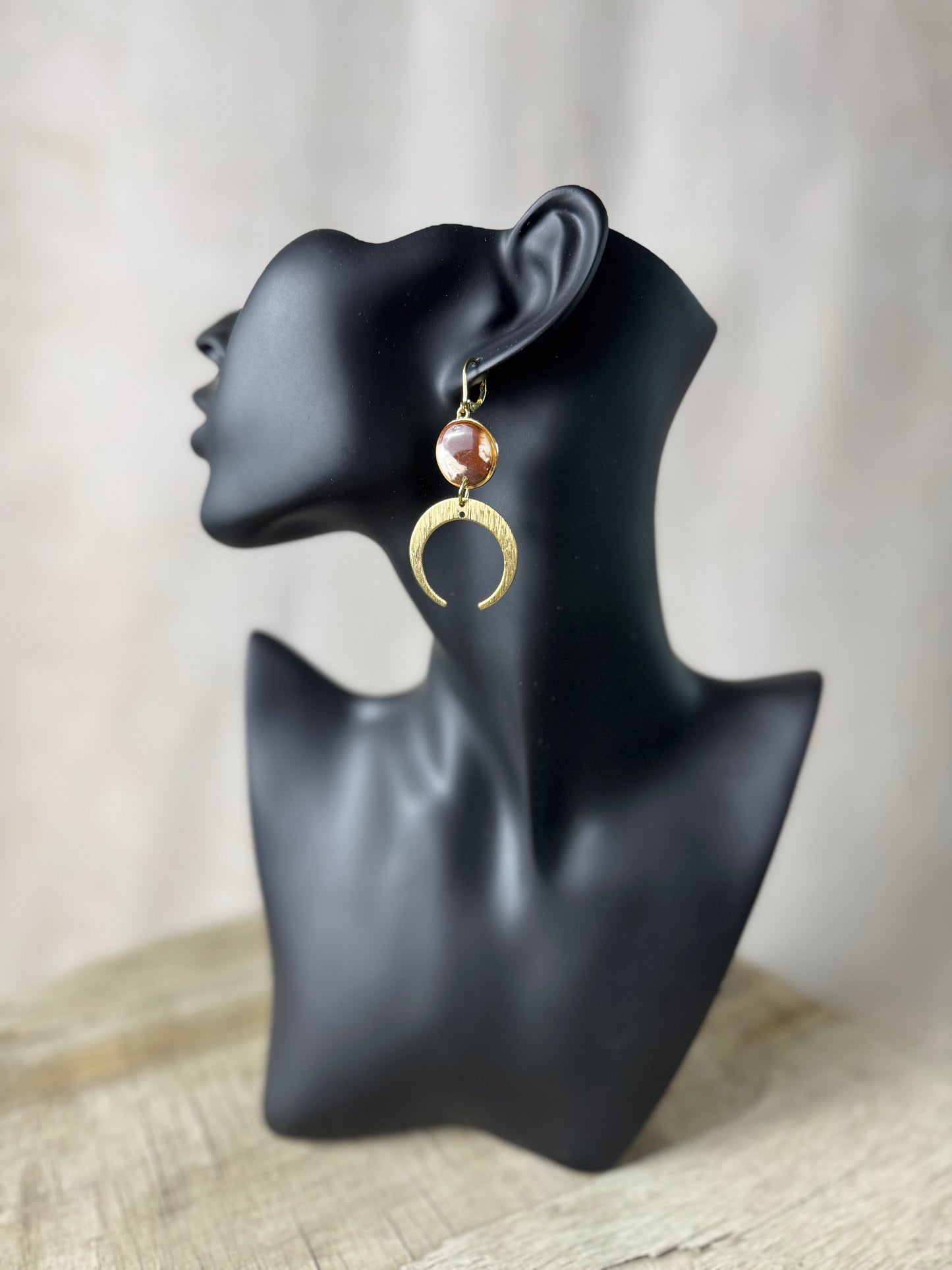 Golden prairie Earrings