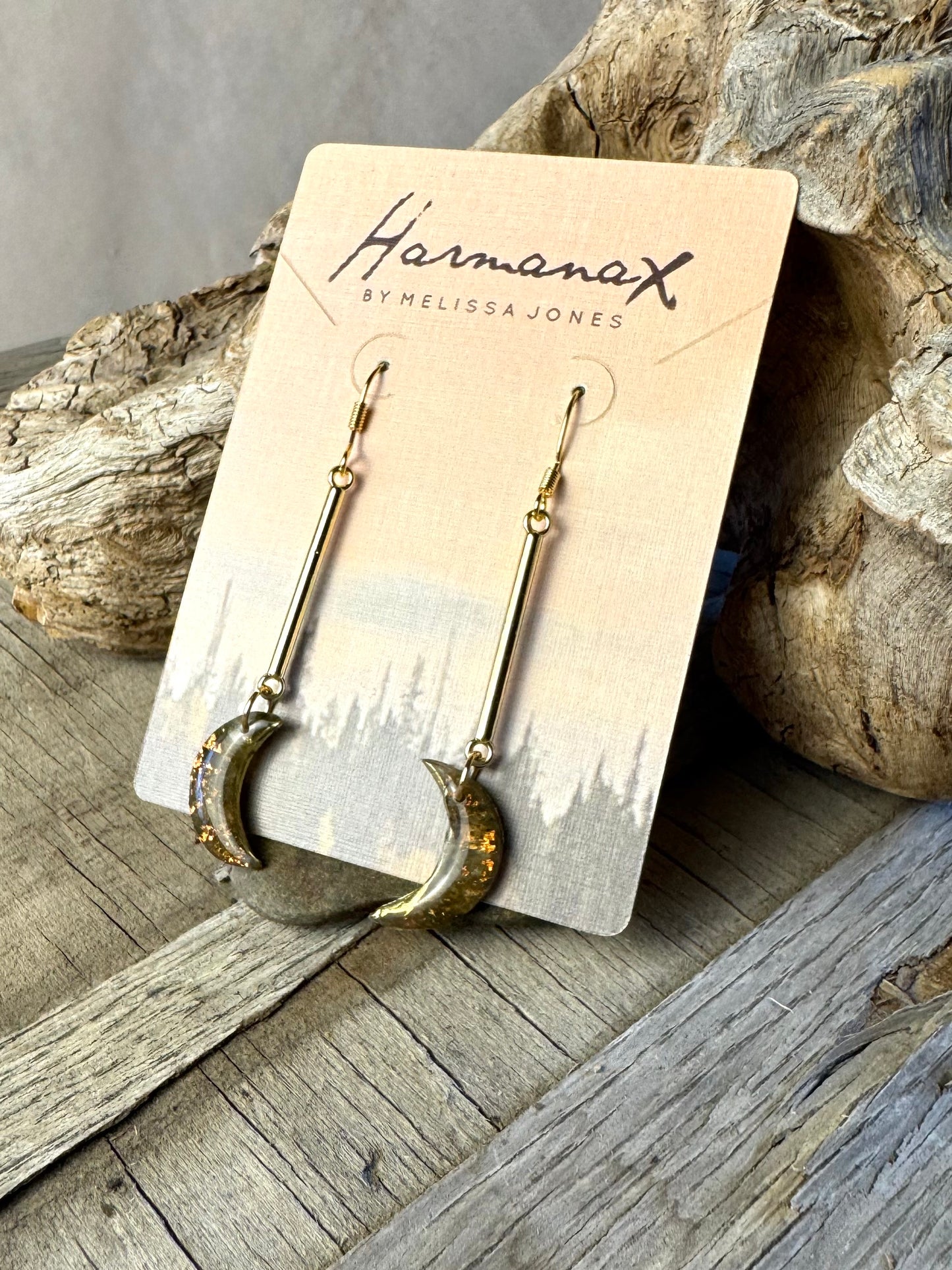 Moon Drop Earrings