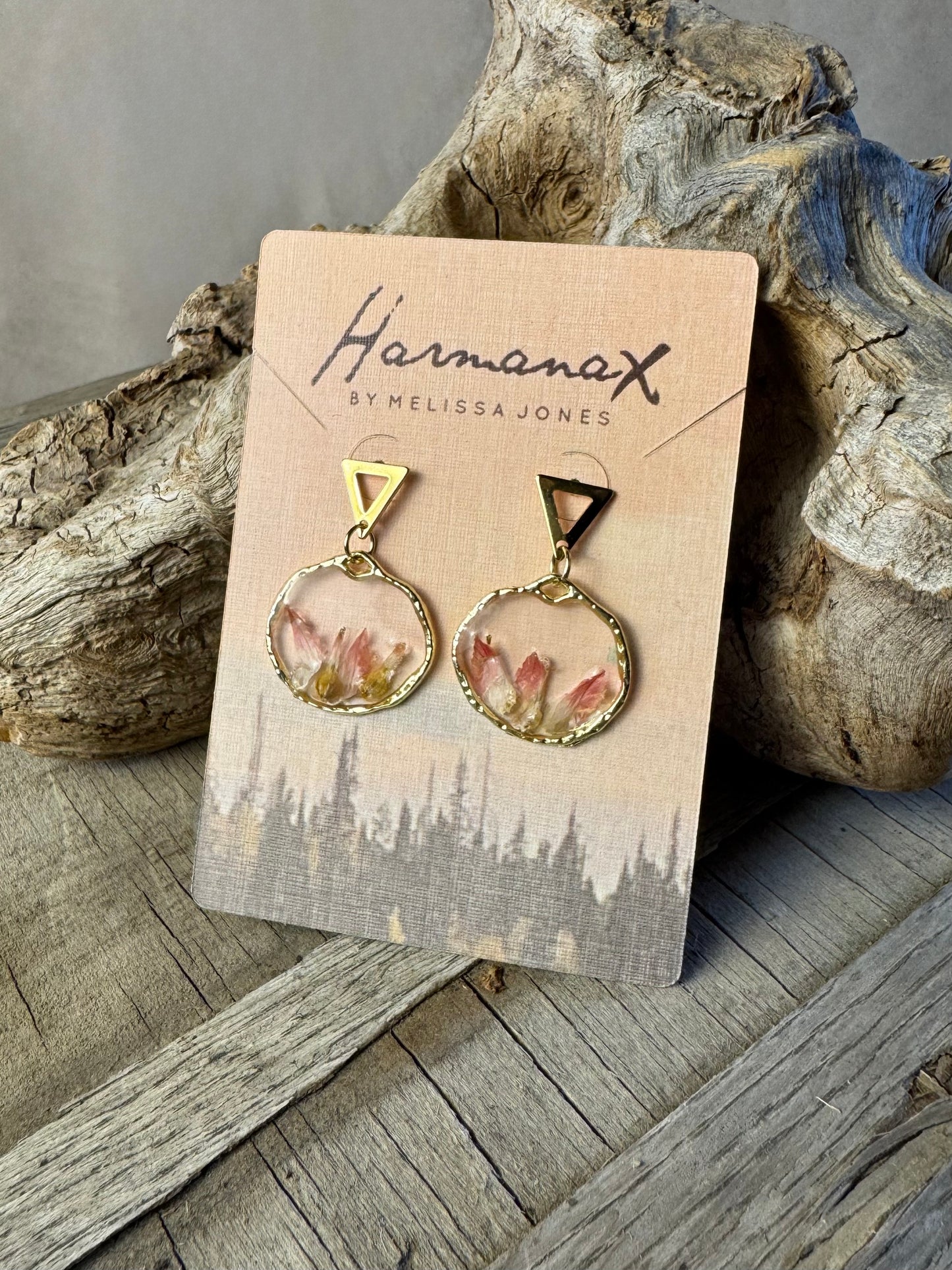 Pink Blossom Earrings