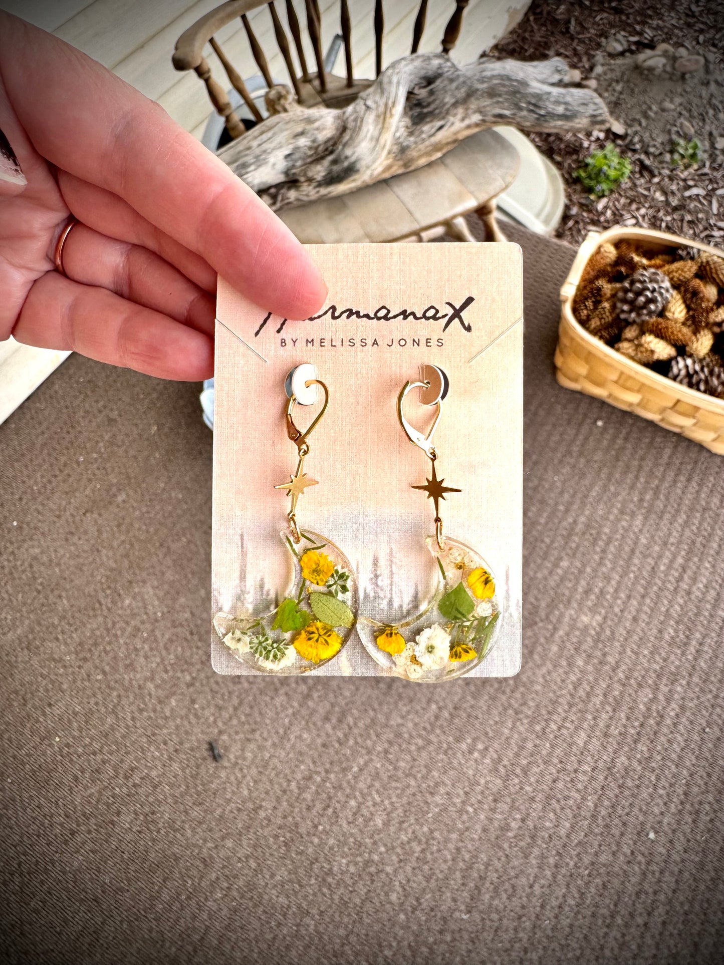 Flower Moon Earrings