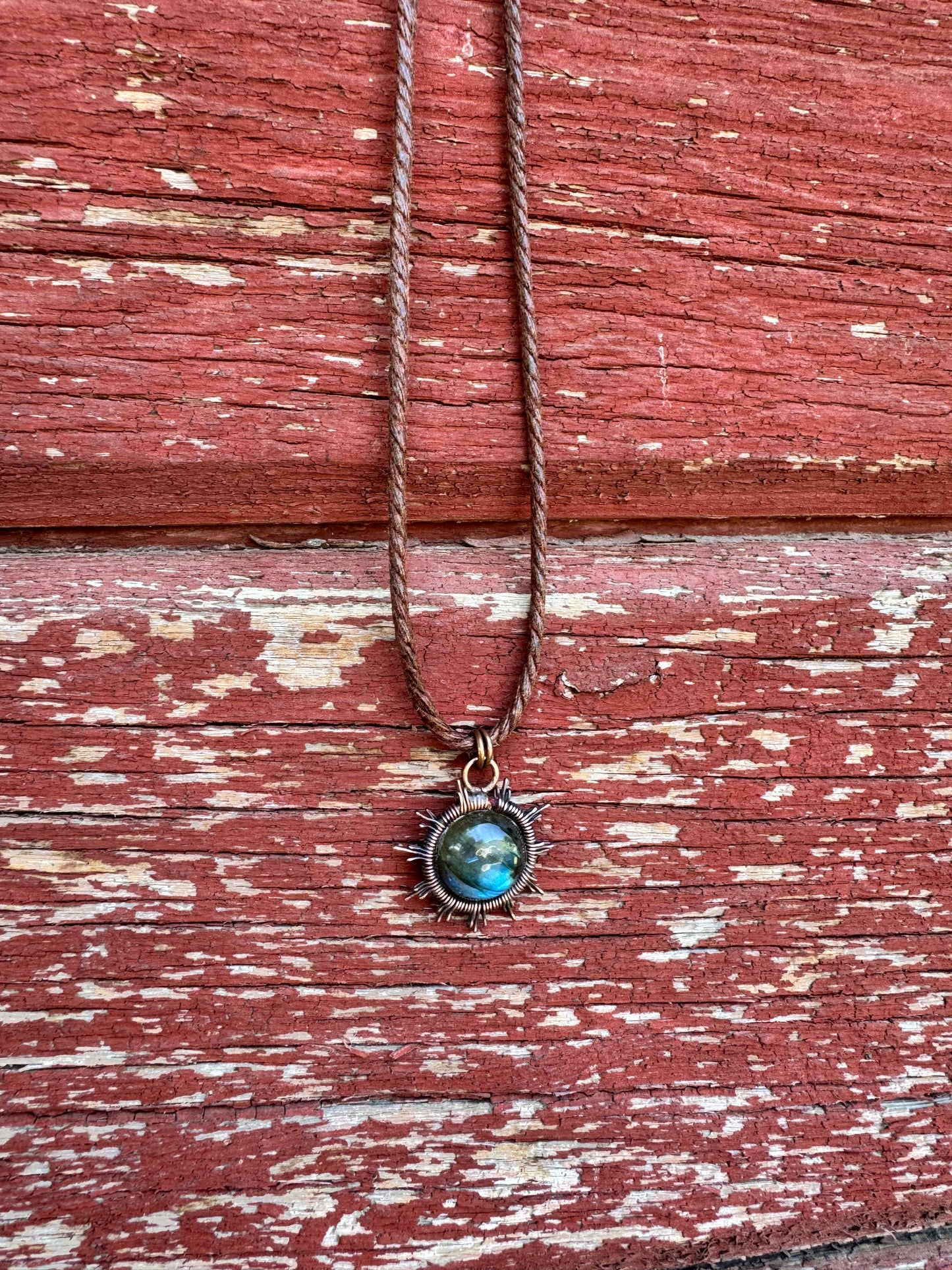 Labradorite Sunburst Necklace