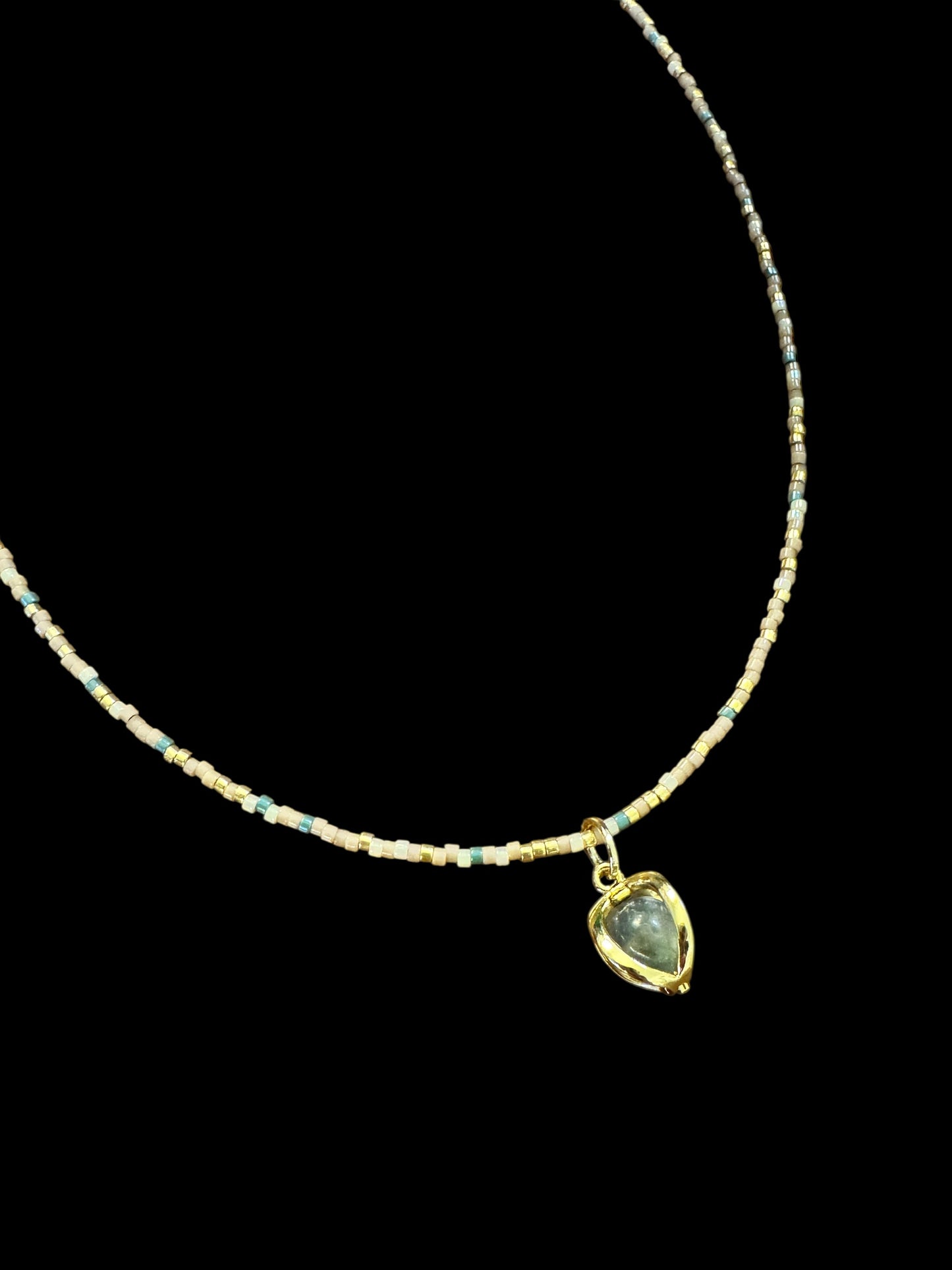 Sunset Sands Labradorite necklace