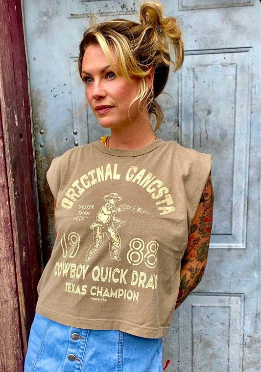 Original GangstaCrop Muscle Shirt